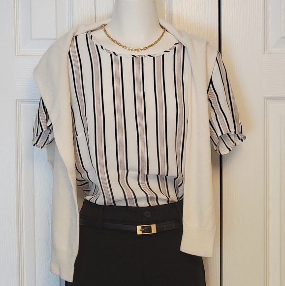 DYNAMITE striped top - Picture 3 of 8